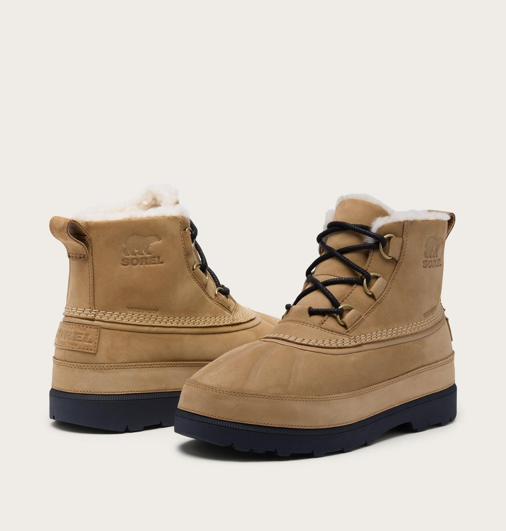 Ambler™ Fireside Chukka Men's Waterproof Boot - Caribou Buff, Black