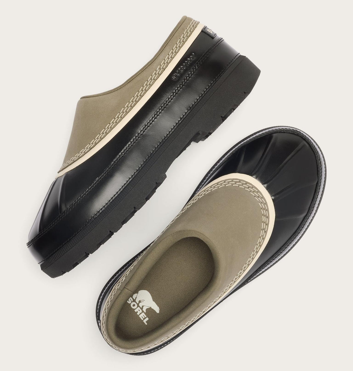 Ambler™ Women's Waterproof Clog - Stone Green, Black