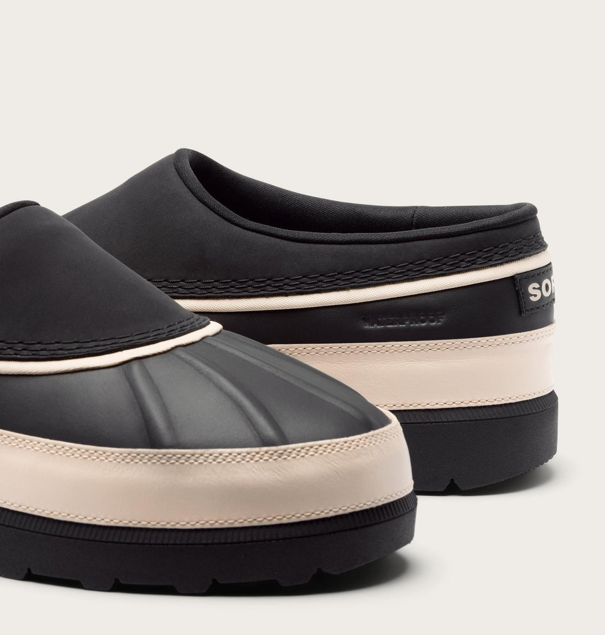 Ambler™ Waterproof Men's Clog - Black, Dark Stone