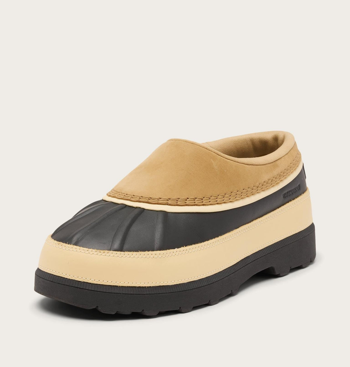 Ambler™ Waterproof Men's Clog - Caribou Buff, Black