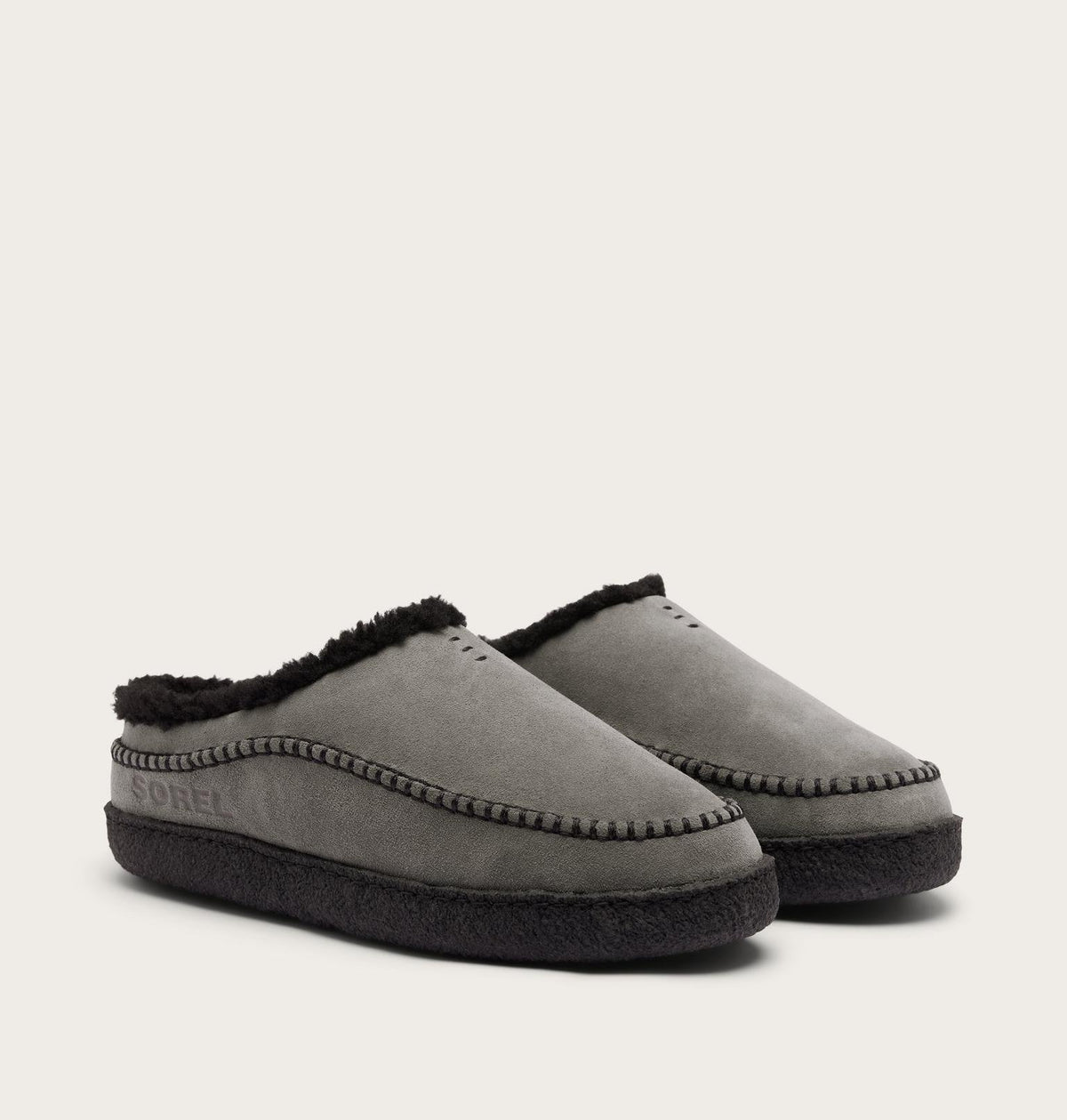 Falcon Ridge™ III Men's Slipper - Quarry, Black