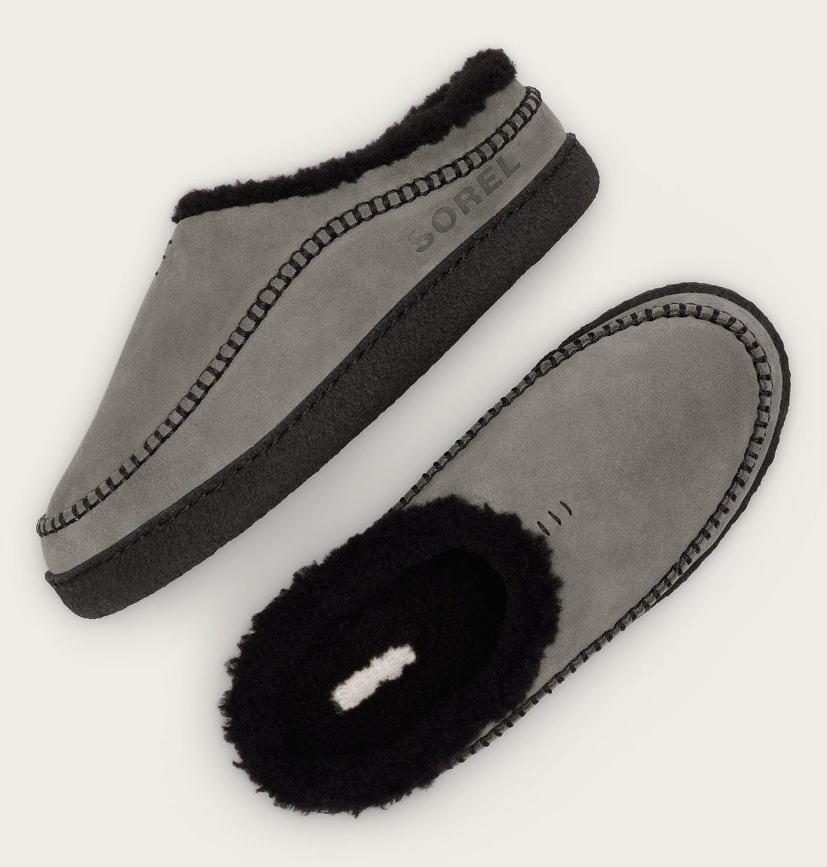 Falcon Ridge™ III Men's Slipper - Quarry, Black