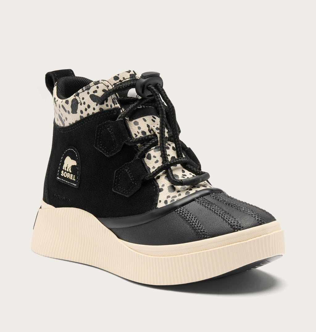 Big Kids Out N About™ IV Classic Waterproof Boot - Black, Chalk