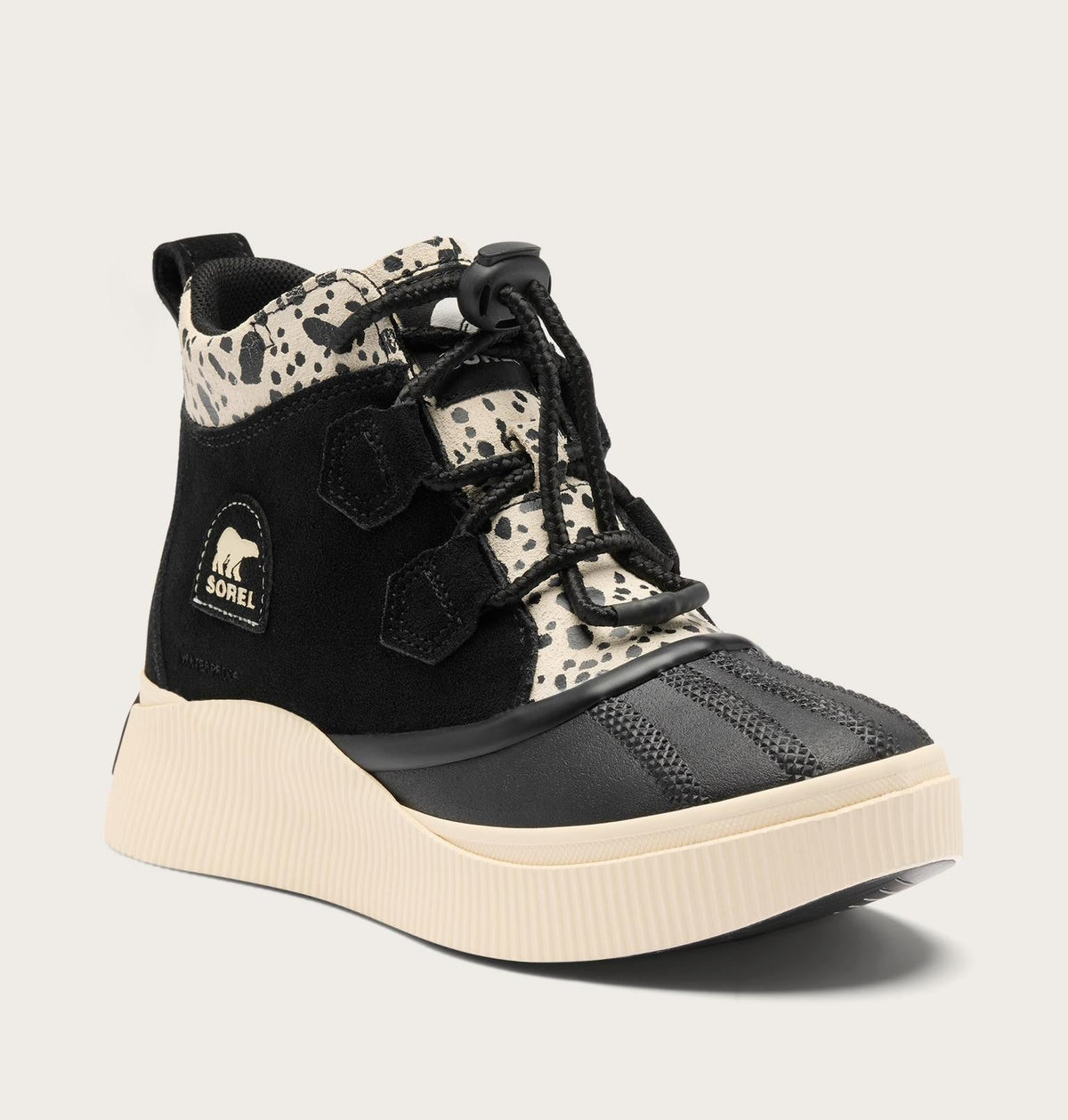 Big Kids Out N About™ IV Classic Waterproof Boot - Black, Chalk
