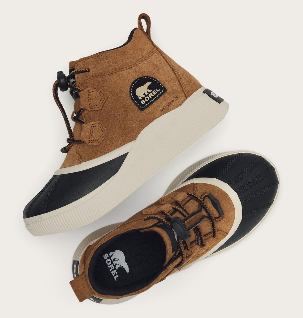 Big Kids Out N About™ IV Classic Waterproof Boot - Taffy, Sea Salt