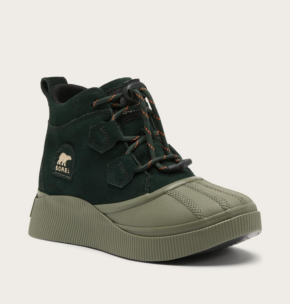 Big Kids Out N About™ IV Classic Waterproof Boot - Deep Woods, Stone Green