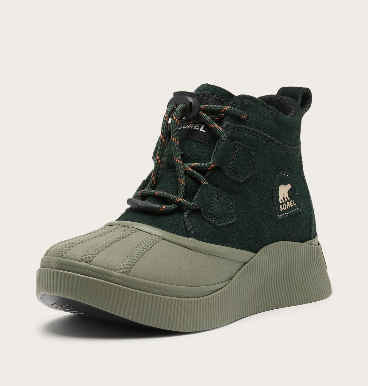 Big Kids Out N About™ IV Classic Waterproof Boot - Deep Woods, Stone Green