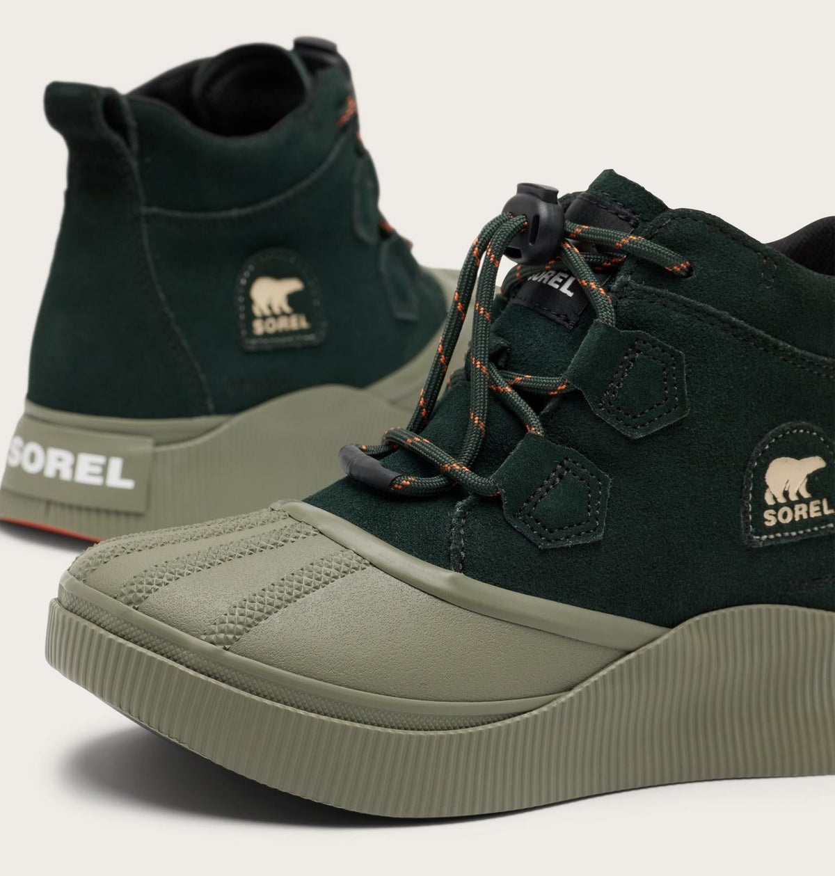 Big Kids Out N About™ IV Classic Waterproof Boot - Deep Woods, Stone Green