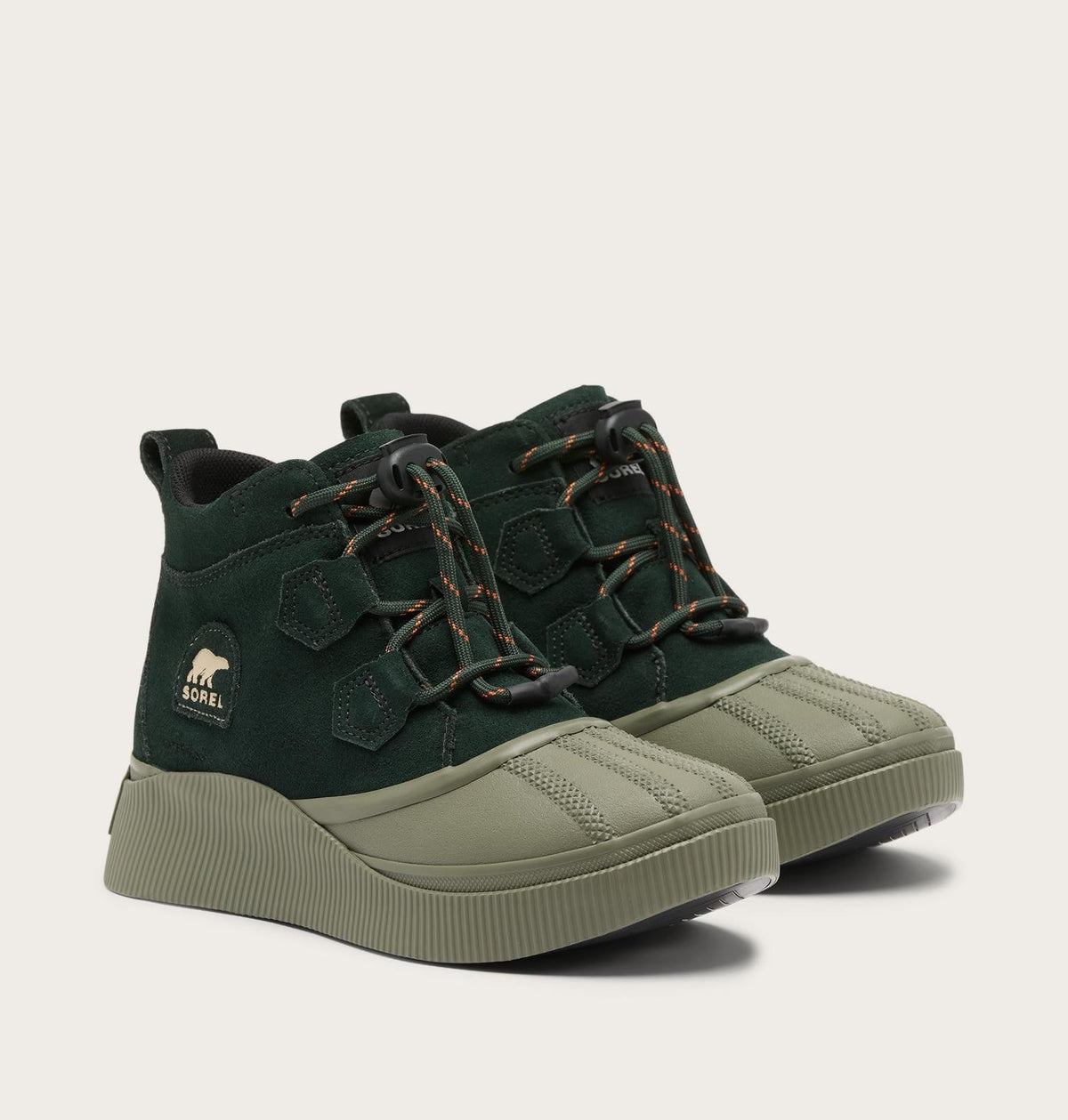 Big Kids Out N About™ IV Classic Waterproof Boot - Deep Woods, Stone Green
