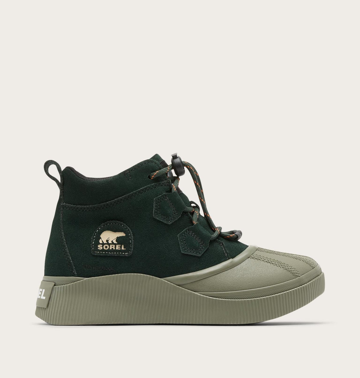 Big Kids Out N About™ IV Classic Waterproof Boot - Deep Woods, Stone Green