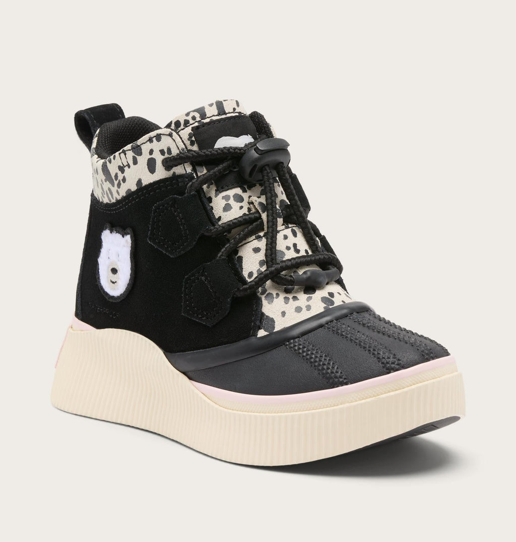 Little Kids Out N About™ IV Classic Waterproof Boot - Black, Pink Salt