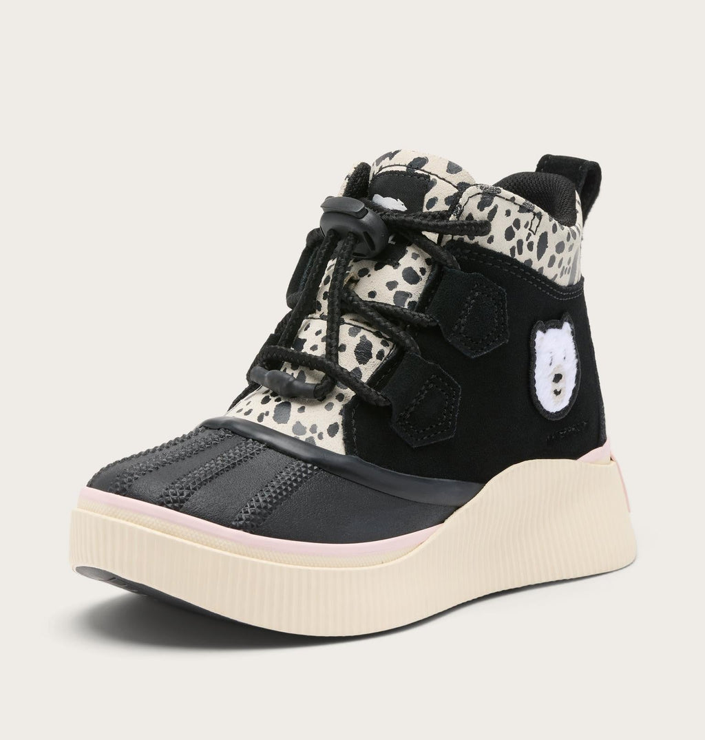 Little Kids Out N About™ IV Classic Waterproof Boot - Black, Pink Salt
