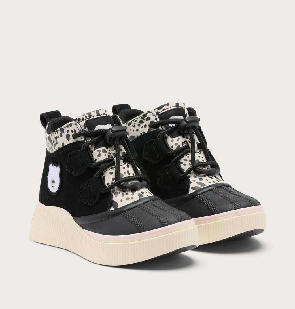 Little Kids Out N About™ IV Classic Waterproof Boot - Black, Pink Salt