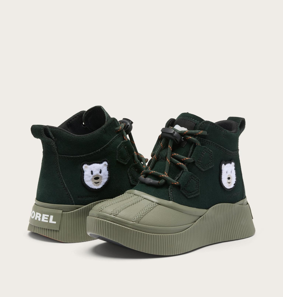 Little Kids Out N About™ IV Classic Waterproof Boot - Deep Woods, Optimized Orange