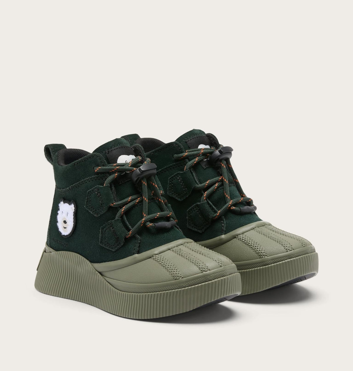 Little Kids Out N About™ IV Classic Waterproof Boot - Deep Woods, Optimized Orange