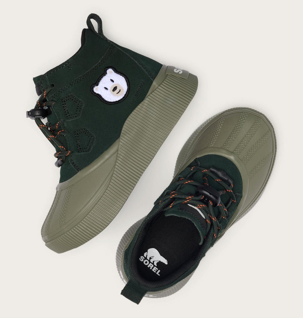 Little Kids Out N About™ IV Classic Waterproof Boot - Deep Woods, Optimized Orange