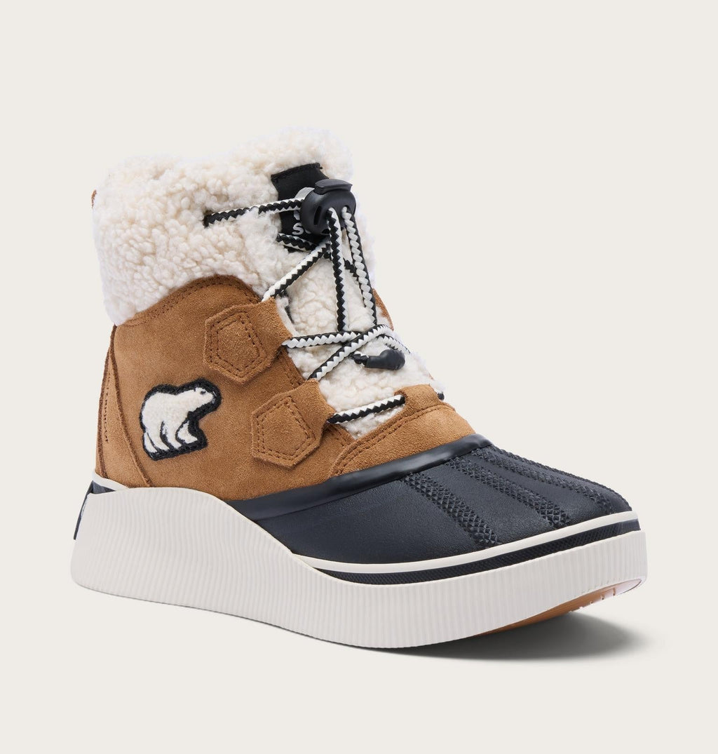 Little Kids Out N About™ IV Chillz Winter Boot - Taffy Leather, Black