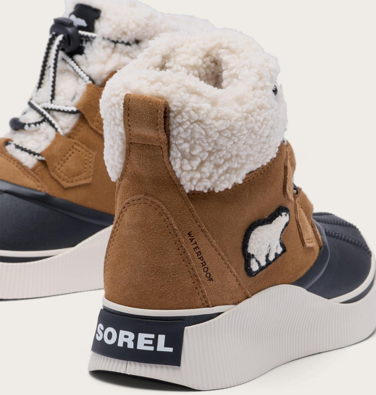 Little Kids Out N About™ IV Chillz Winter Boot - Taffy Leather, Black