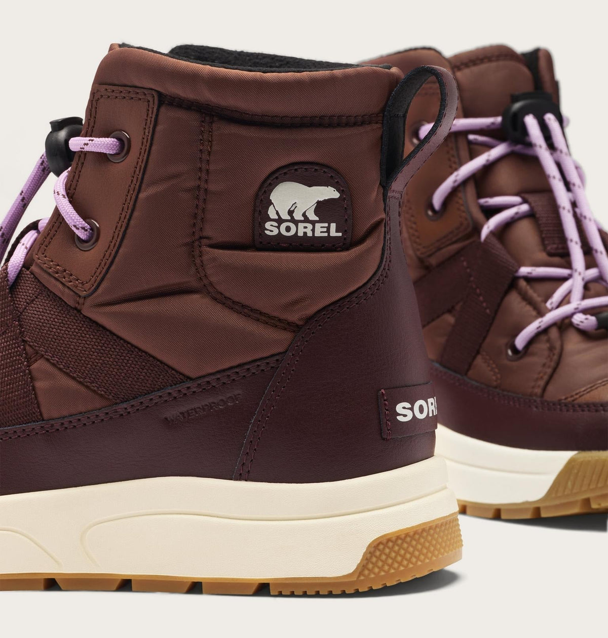 Big Kids Whitney™ III Mid Winter Boot - Dark Auburn, Red Lodge