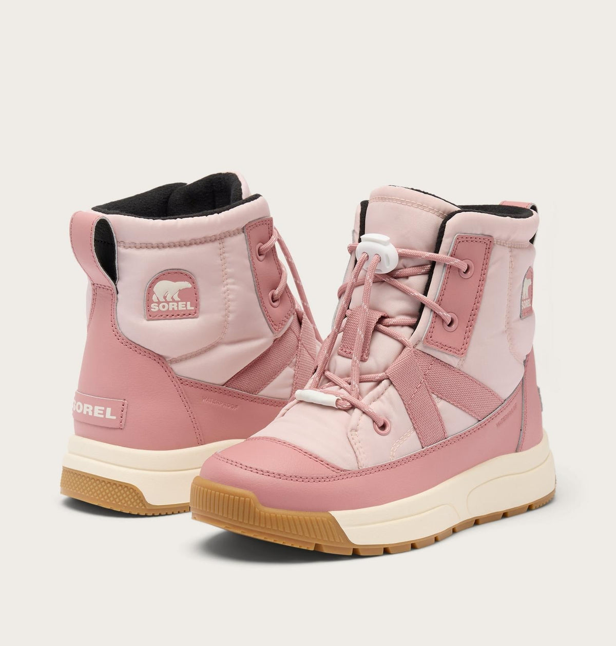 Big Kids Whitney™ III Mid Winter Boot - Pink Salt, Eraser Pink