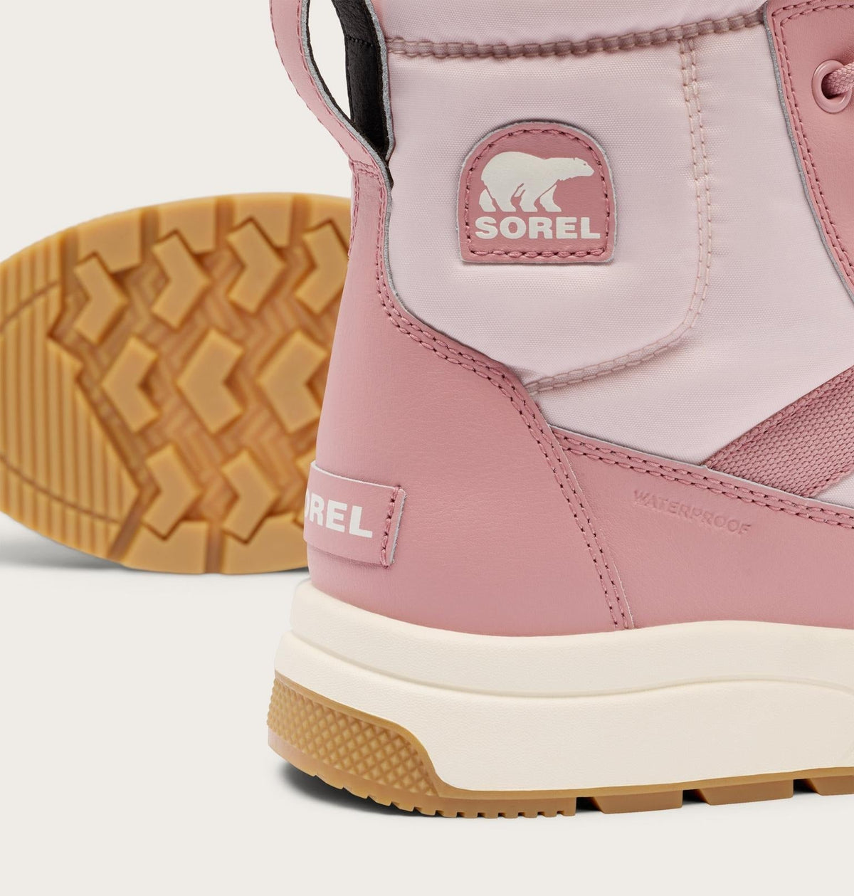 Big Kids Whitney™ III Mid Winter Boot - Pink Salt, Eraser Pink