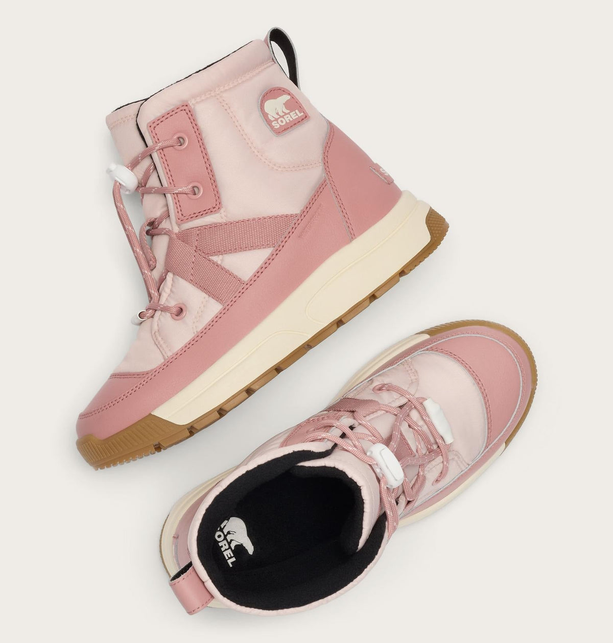 Big Kids Whitney™ III Mid Winter Boot - Pink Salt, Eraser Pink