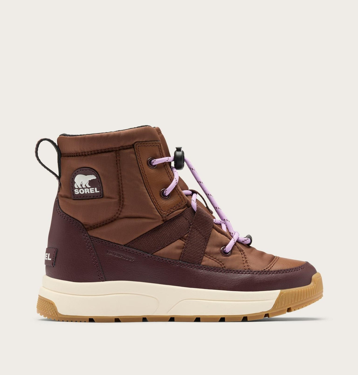Little Kids Whitney™ III Mid Waterproof Boot - Dark Auburn, Red Lodge