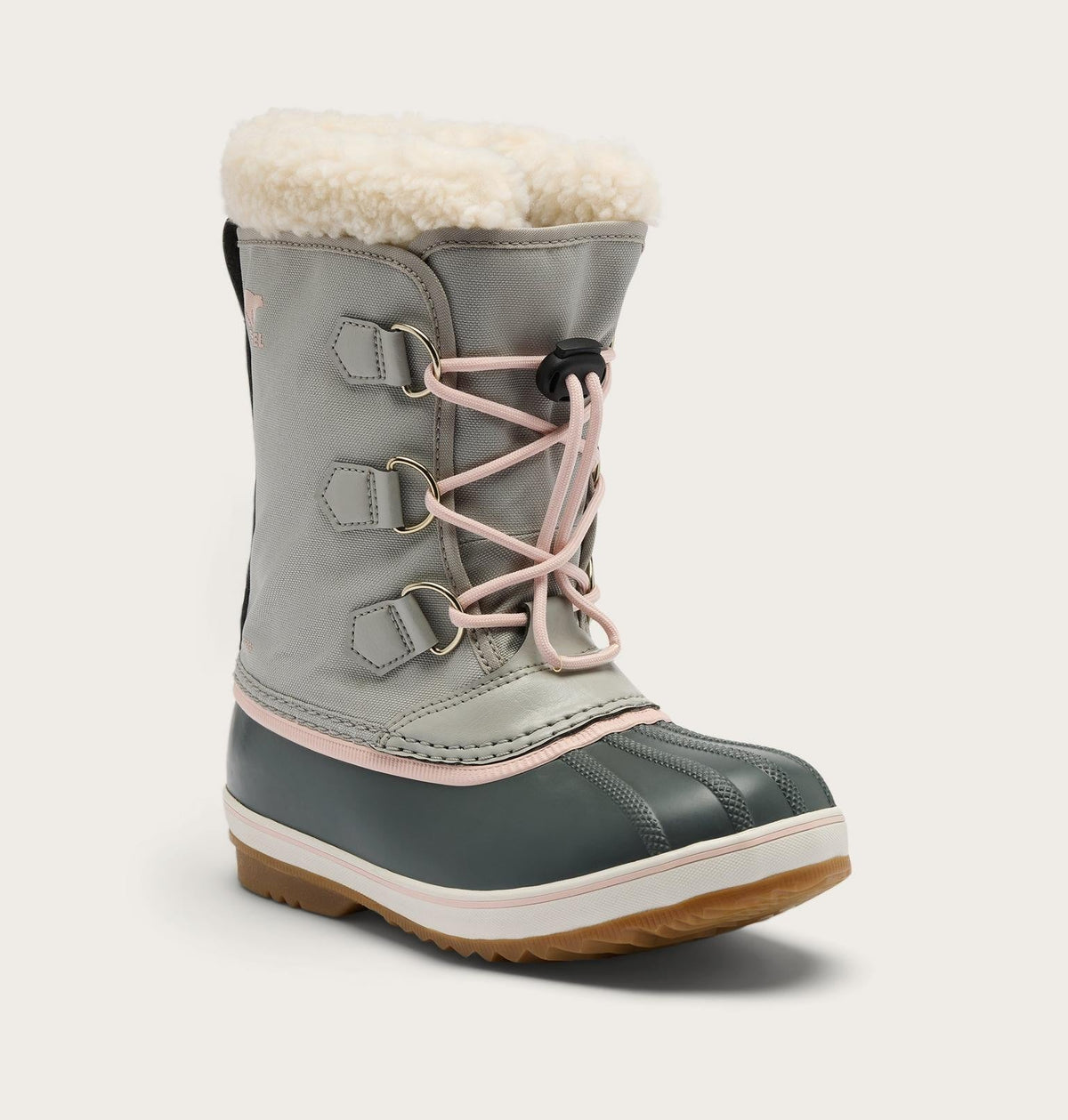Big Kids Yoot PAC™ Nylon Winter Boot - Dove, Gum 2