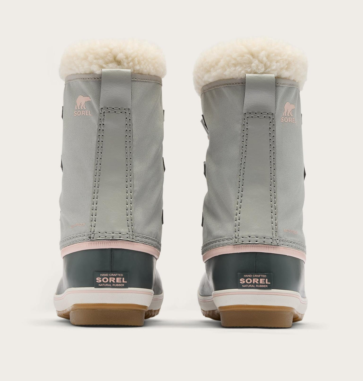 Big Kids Yoot PAC™ Nylon Winter Boot - Dove, Gum 2