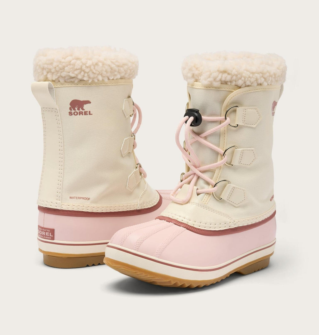 Big Kids Yoot PAC™ Nylon Winter Boot - Snow, Pink Salt