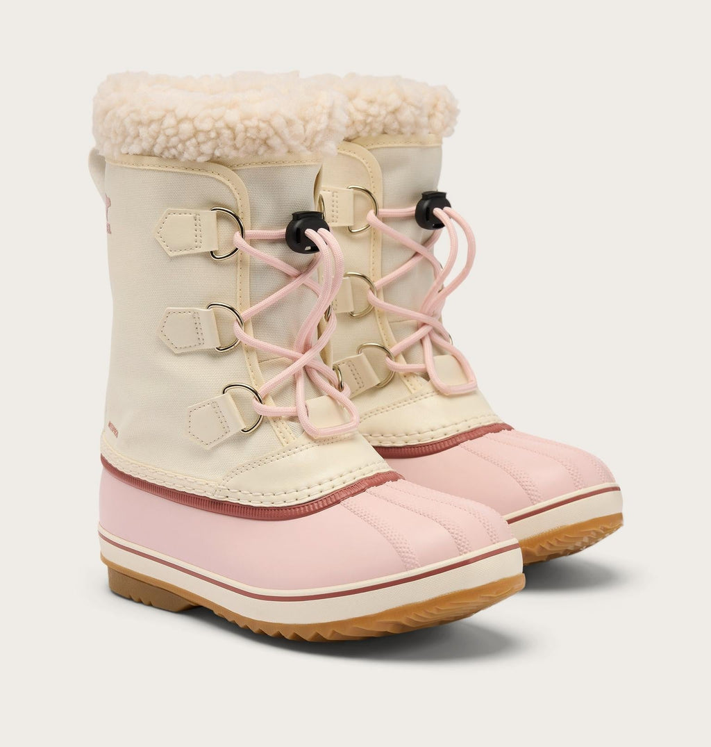 Big Kids Yoot PAC™ Nylon Winter Boot - Snow, Pink Salt