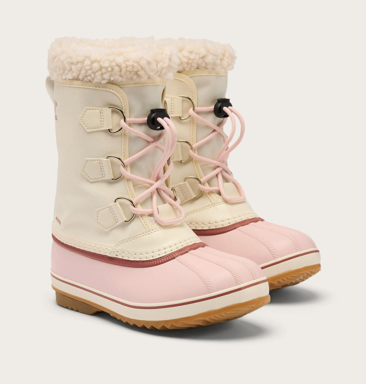 Big Kids Yoot PAC™ Nylon Winter Boot - Snow, Pink Salt