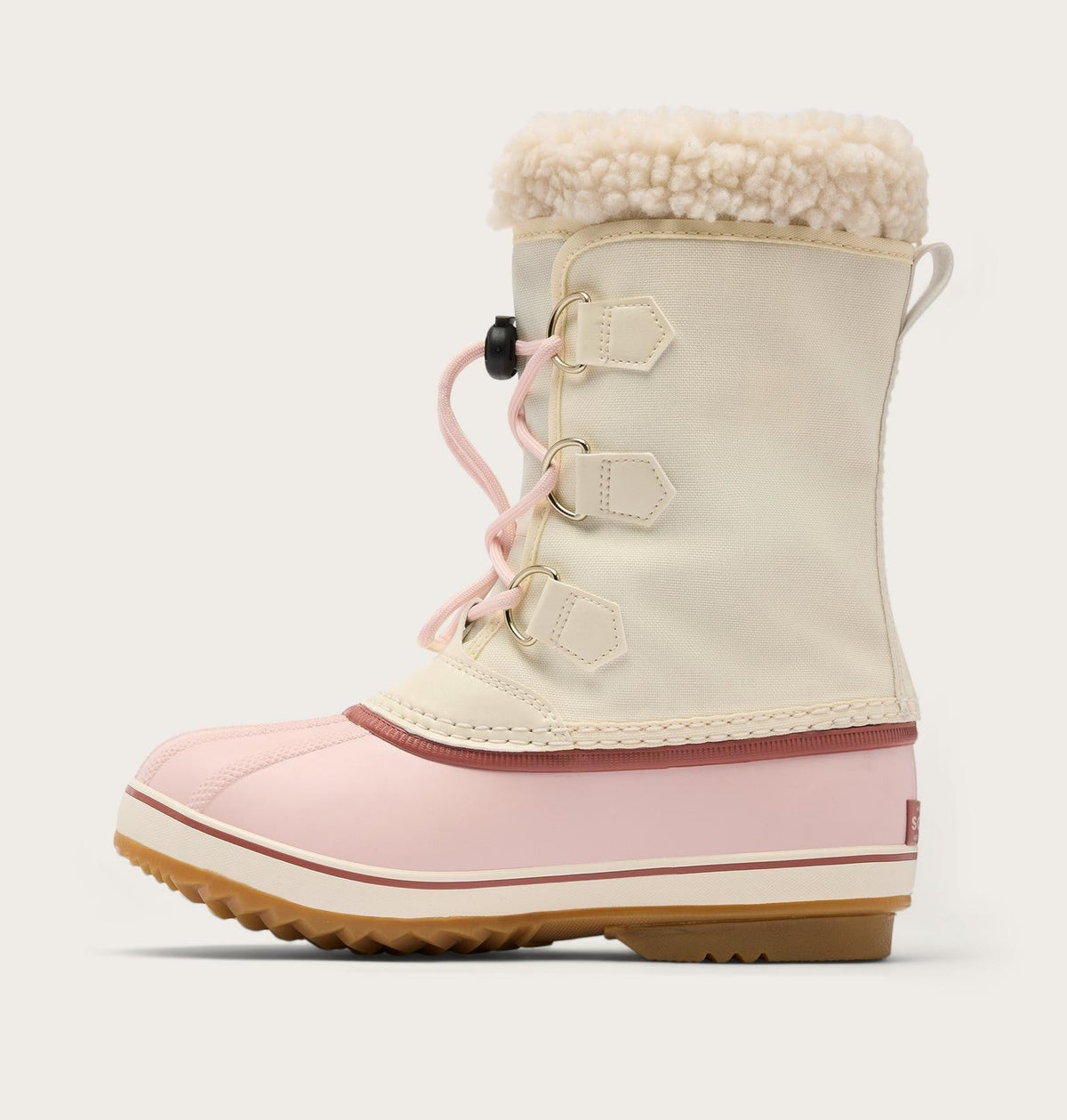 Big Kids Yoot PAC™ Nylon Winter Boot - Snow, Pink Salt