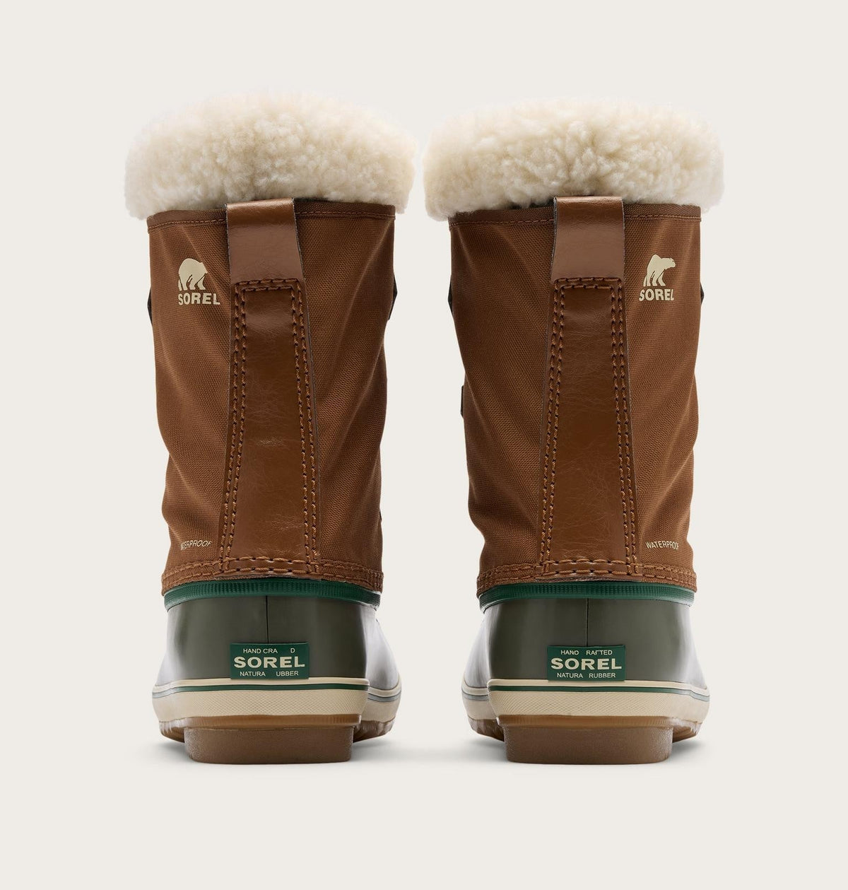Big Kids Yoot PAC™ Nylon Winter Boot - Velvet Tan, Stone Green