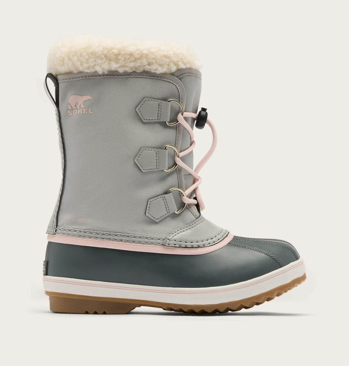 Little Kids Yoot PAC™ Nylon Winterboot - Dove, Gum 2