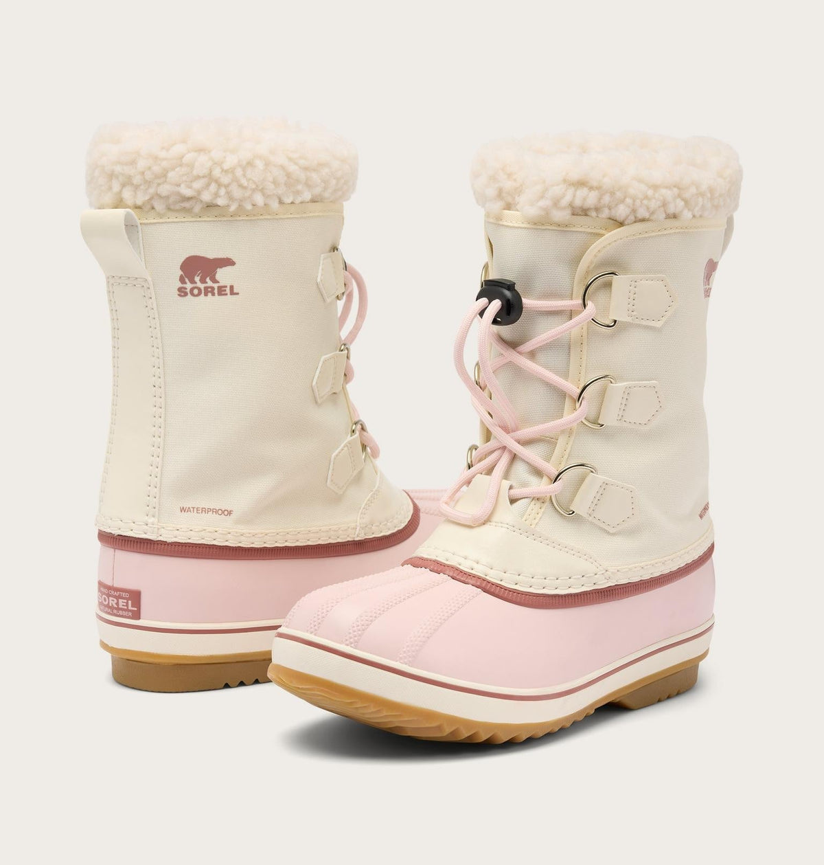 Little Kids Yoot PAC™ Nylon Winterboot - Snow, Pink Salt