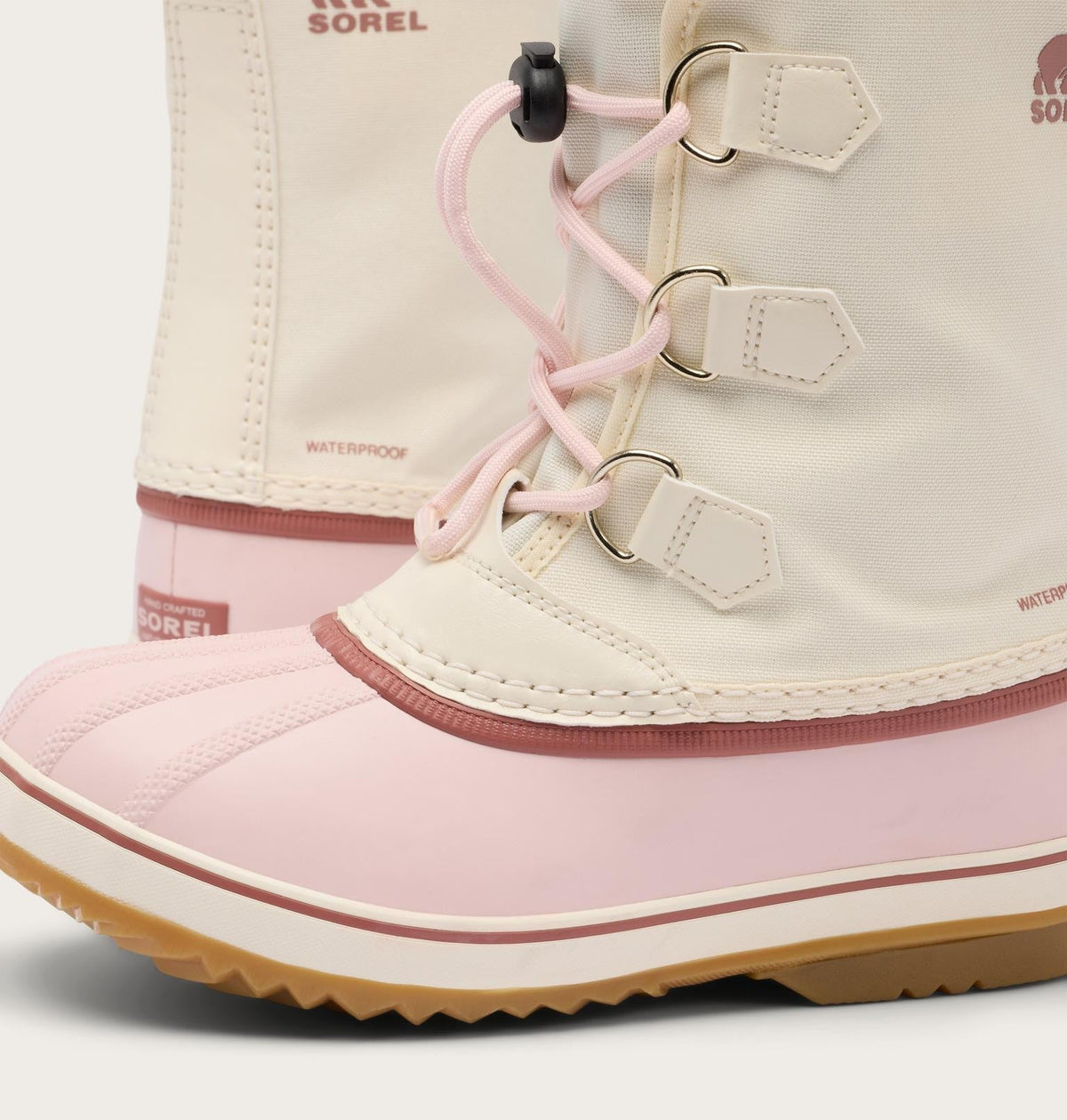 Little Kids Yoot PAC™ Nylon Winterboot - Snow, Pink Salt