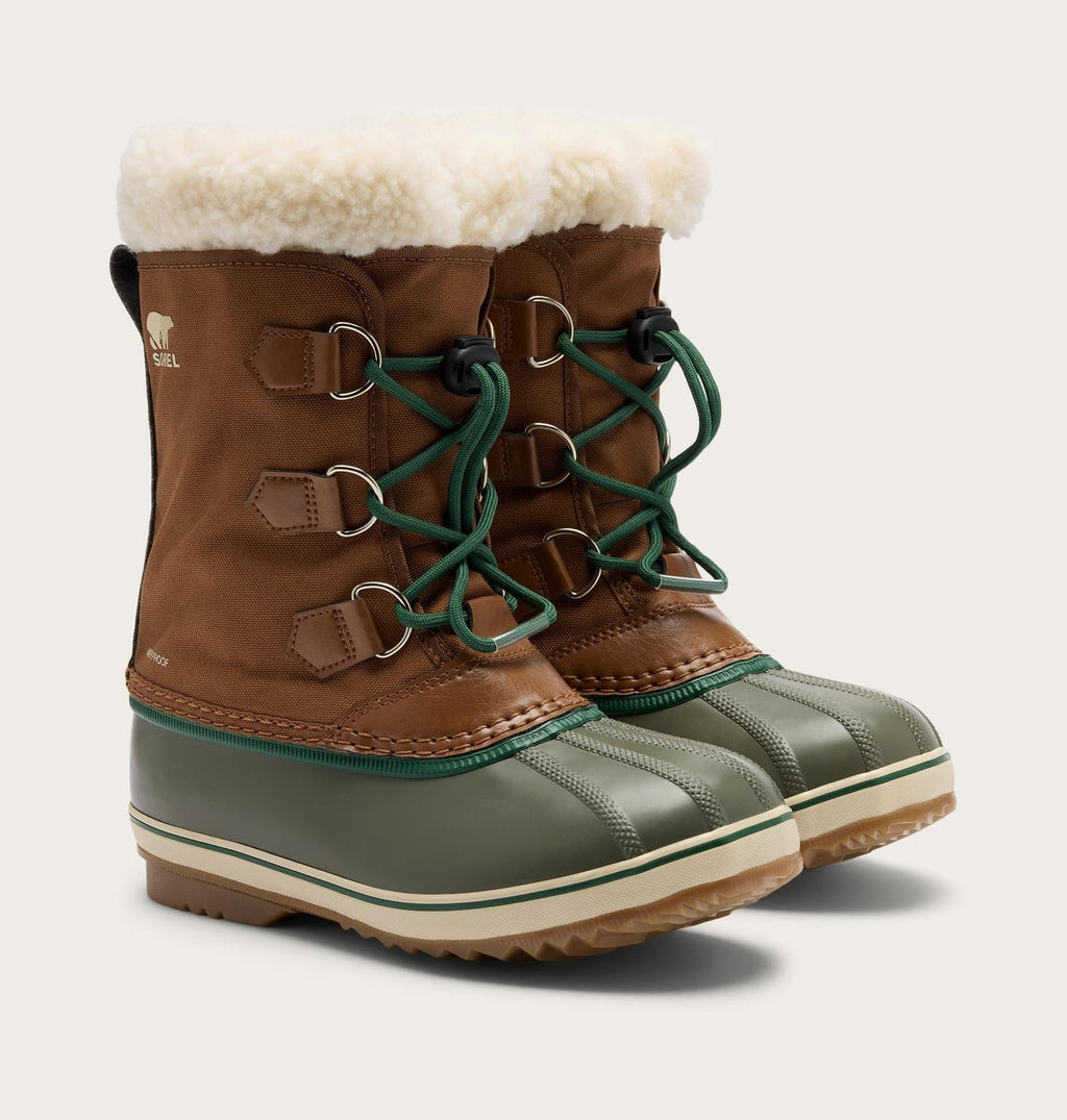 Little Kids Yoot PAC™ Nylon Winterboot - Velvet Tan, Stone Green