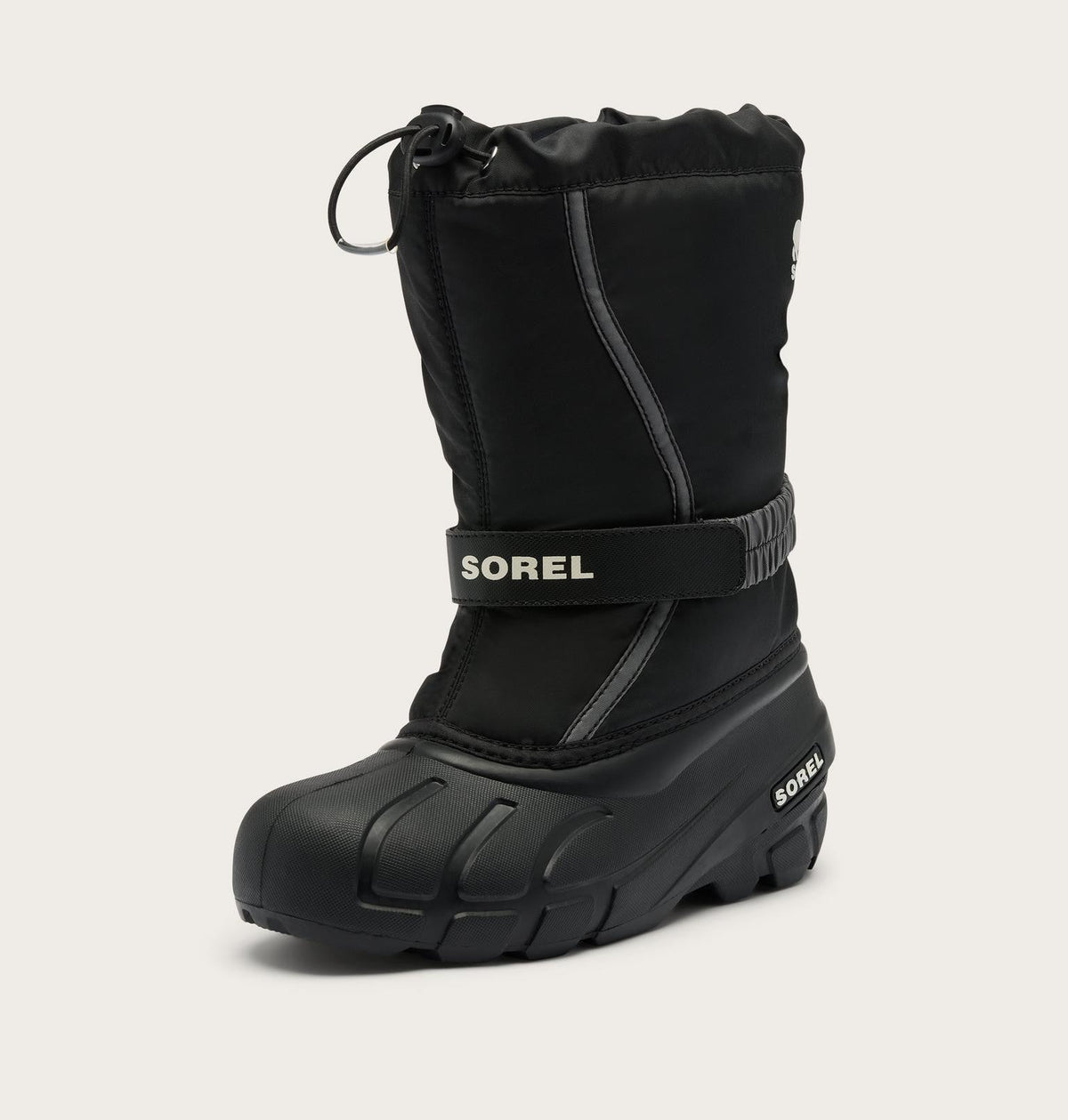 Big Kids Flurry™ Winter Boot - Black, Sea Salt