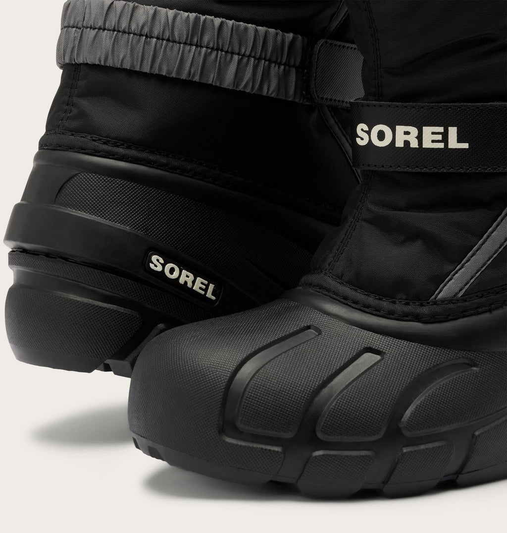 Big Kids Flurry™ Winter Boot - Black, Sea Salt