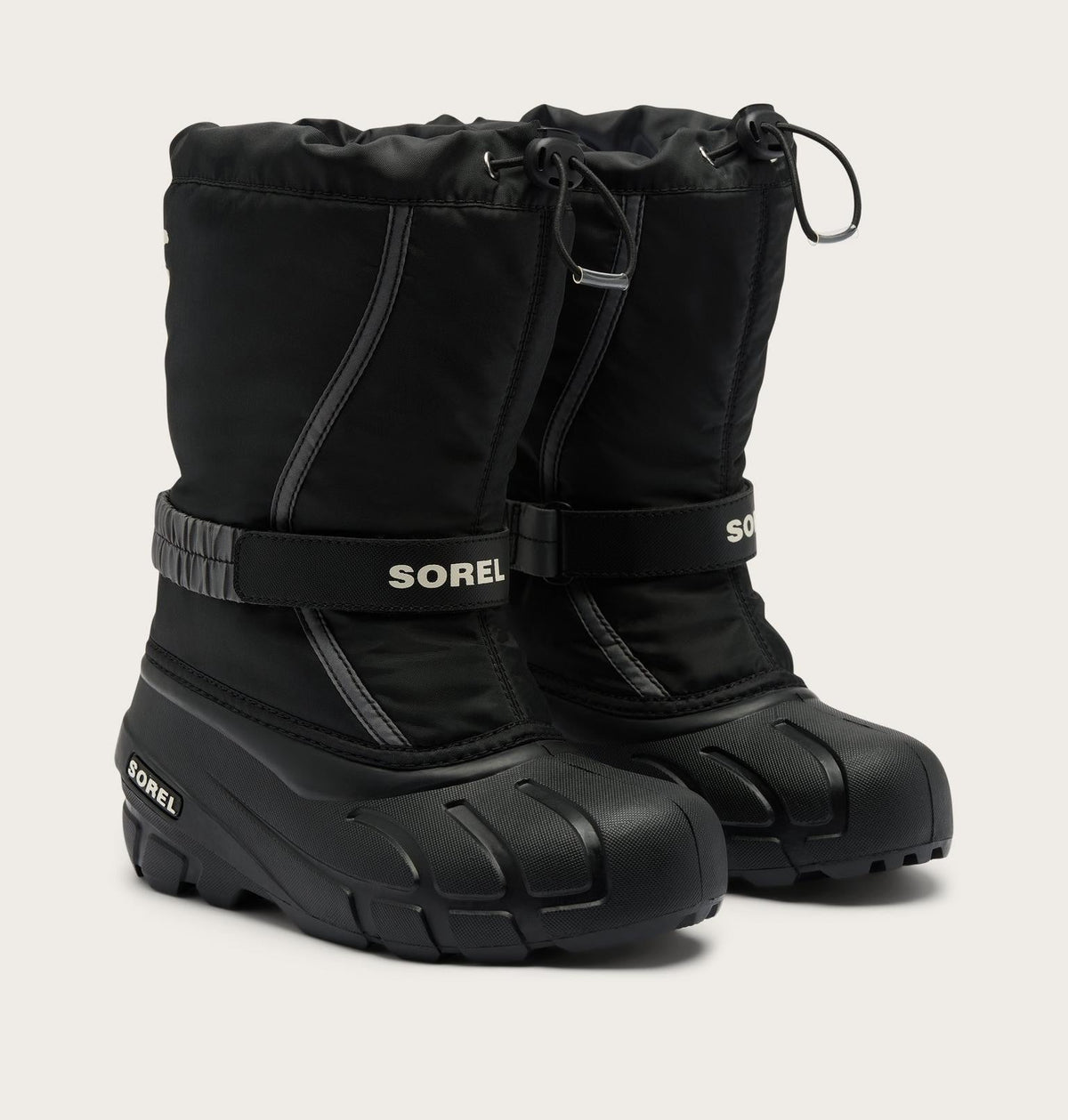 Big Kids Flurry™ Winter Boot - Black, Sea Salt