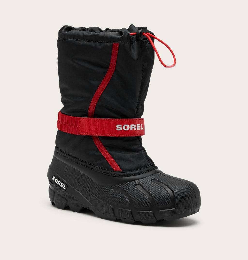 Big Kids Flurry™ Winter Boot - Black, Bright Red