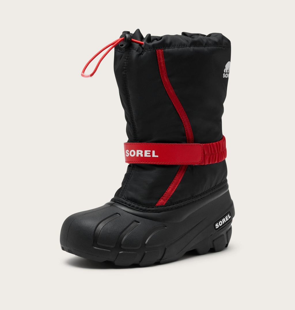 Big Kids Flurry™ Winter Boot - Black, Bright Red