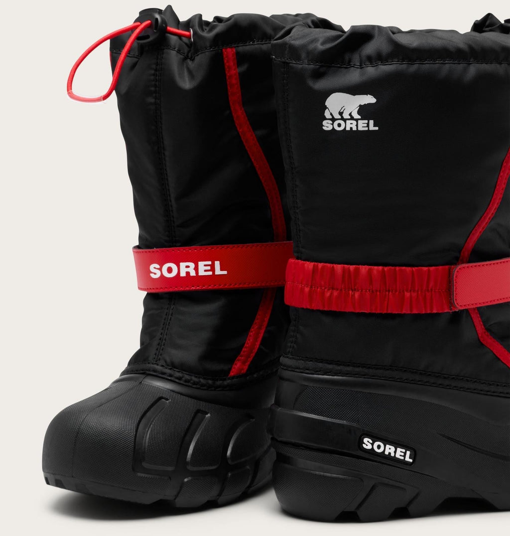 Big Kids Flurry™ Winter Boot - Black, Bright Red