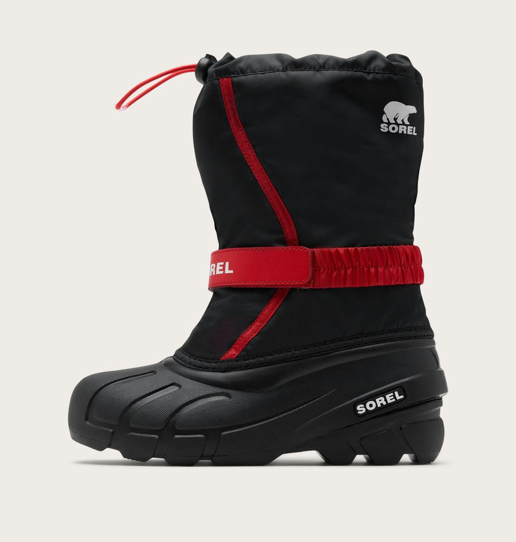 Big Kids Flurry™ Winter Boot - Black, Bright Red
