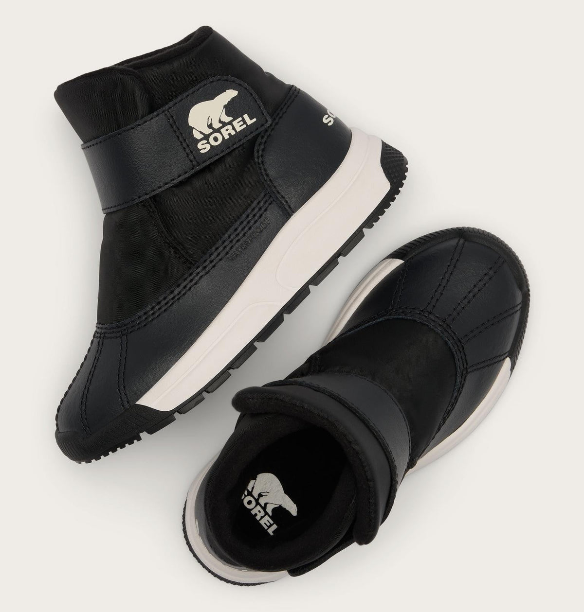 Toddler Whitney™ III Strap Mid Waterproof Boot - Black, Black