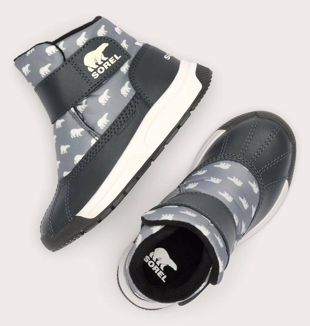 Toddler Whitney™ III Strap Mid Waterproof Boot - Chrome Grey, Grill