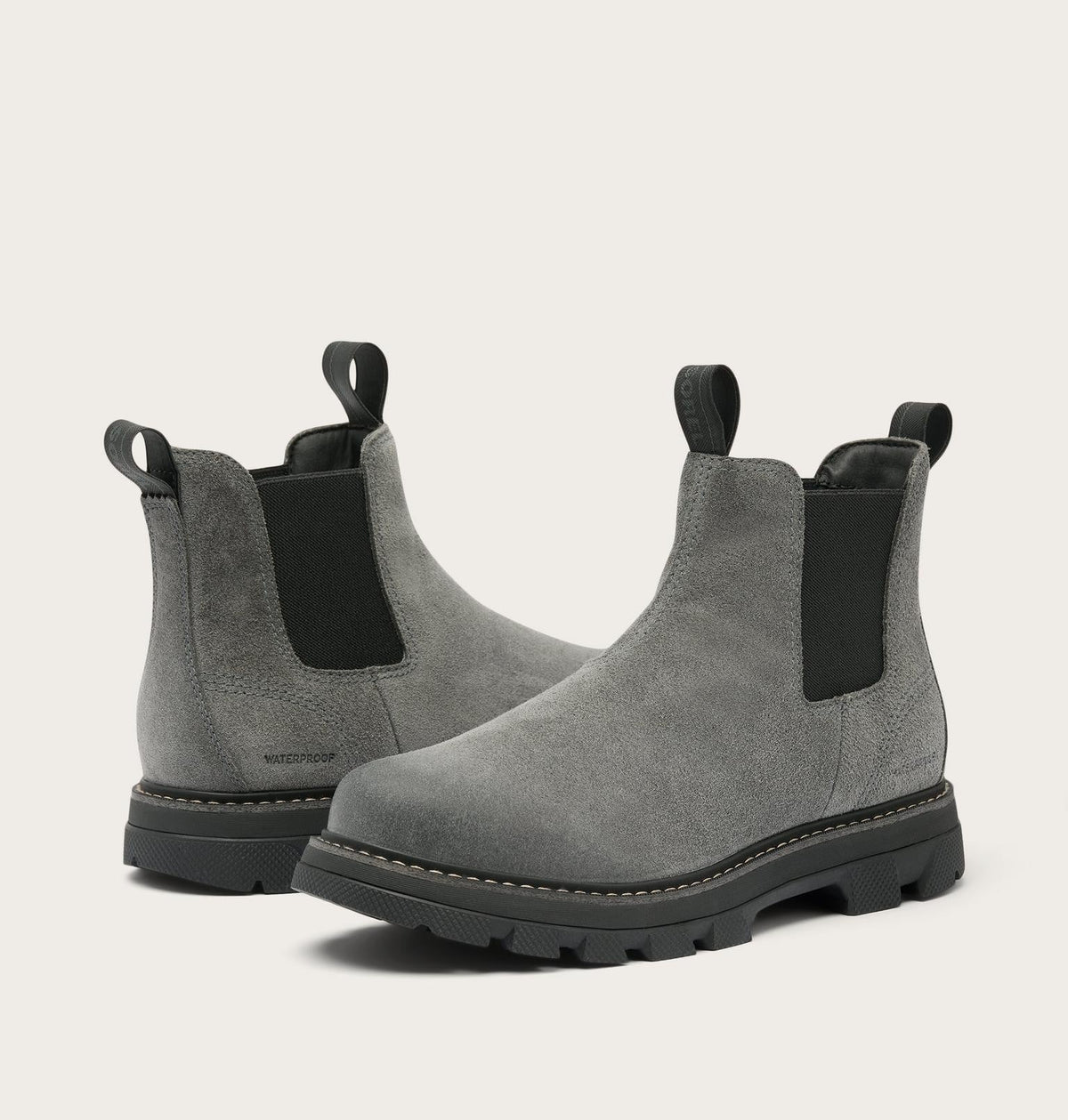 Lark-47™ Chelsea Men's Waterproof Boot - Grill, Black