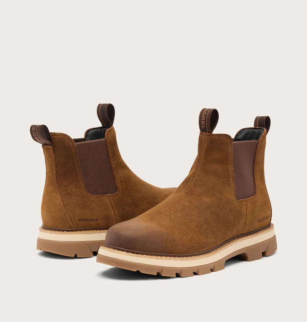 Lark-47™ Chelsea Men's Waterproof Boot - Velvet Tan, Tobacco
