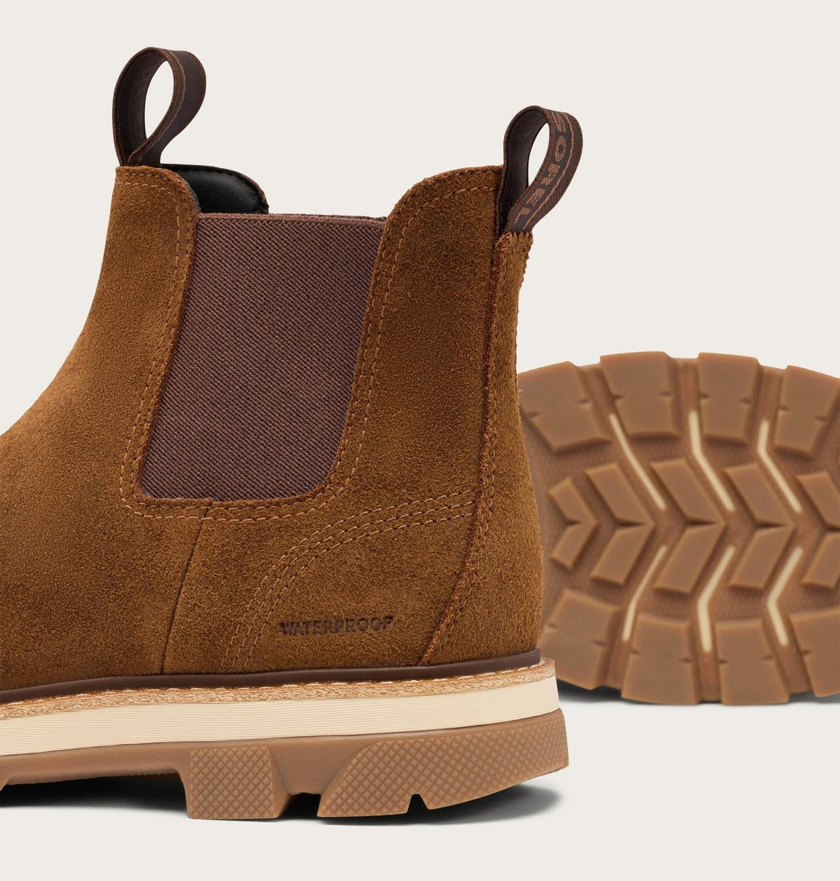 Lark-47™ Chelsea Men's Waterproof Boot - Velvet Tan, Tobacco